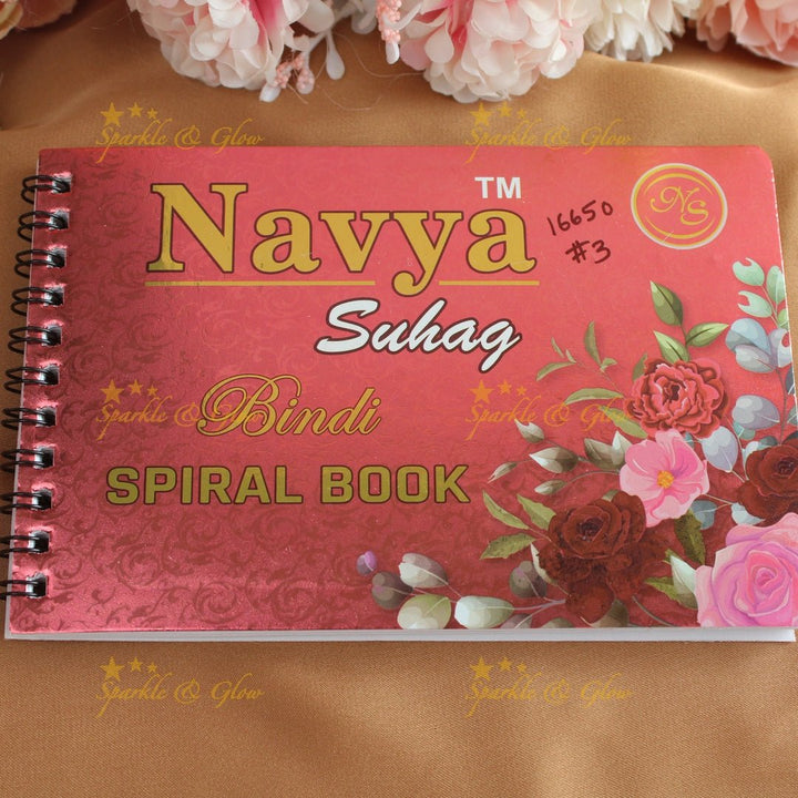 Navya Suhag multi colour fancy bindi small book - Sparkle and Glow - 