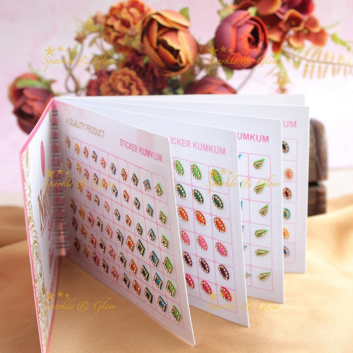 Navya Suhag beautiful colours and shapes bindi big book - Sparkle and Glow - 