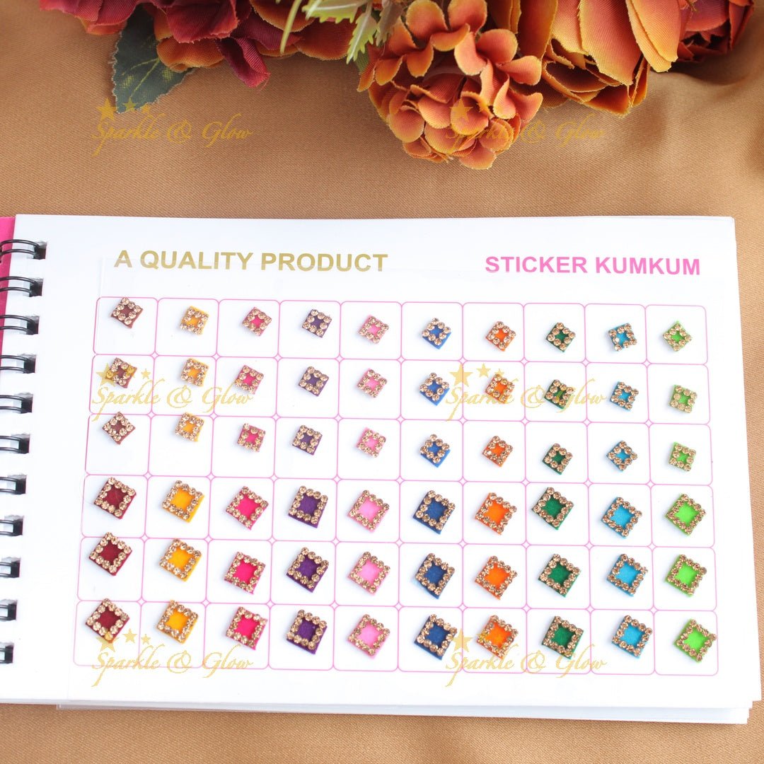 Navya Suhag beautiful colours and shapes bindi big book - Sparkle and Glow - 