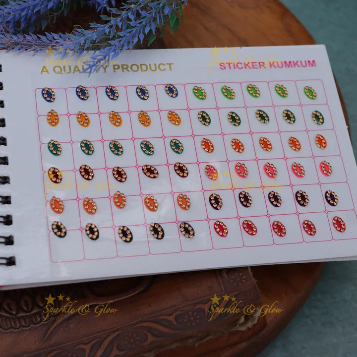 Navya Suhag Elegant Bindi Assortment - Large Book
