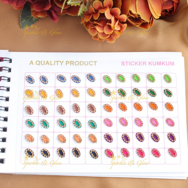 Navya Suhag beautiful colours and shapes bindi big book - Sparkle and Glow - 