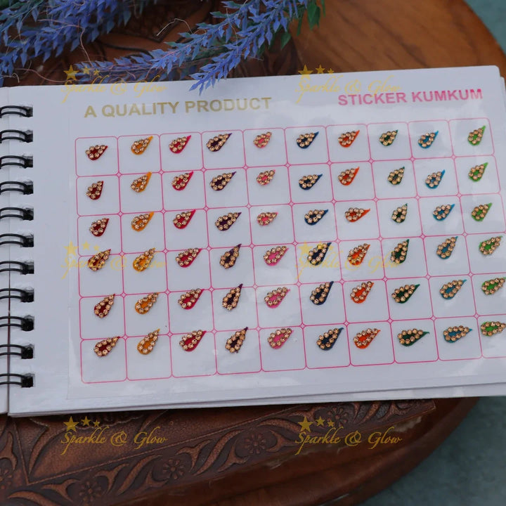 Navya Suhag Elegant Bindi Assortment - Large Book