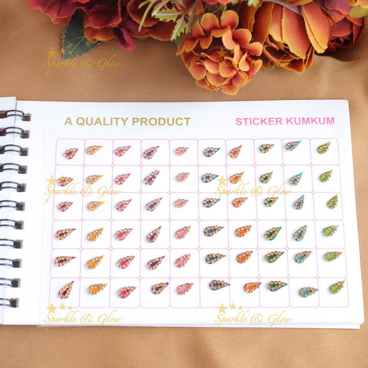 Navya Suhag beautiful colours and shapes bindi big book - Sparkle and Glow - 