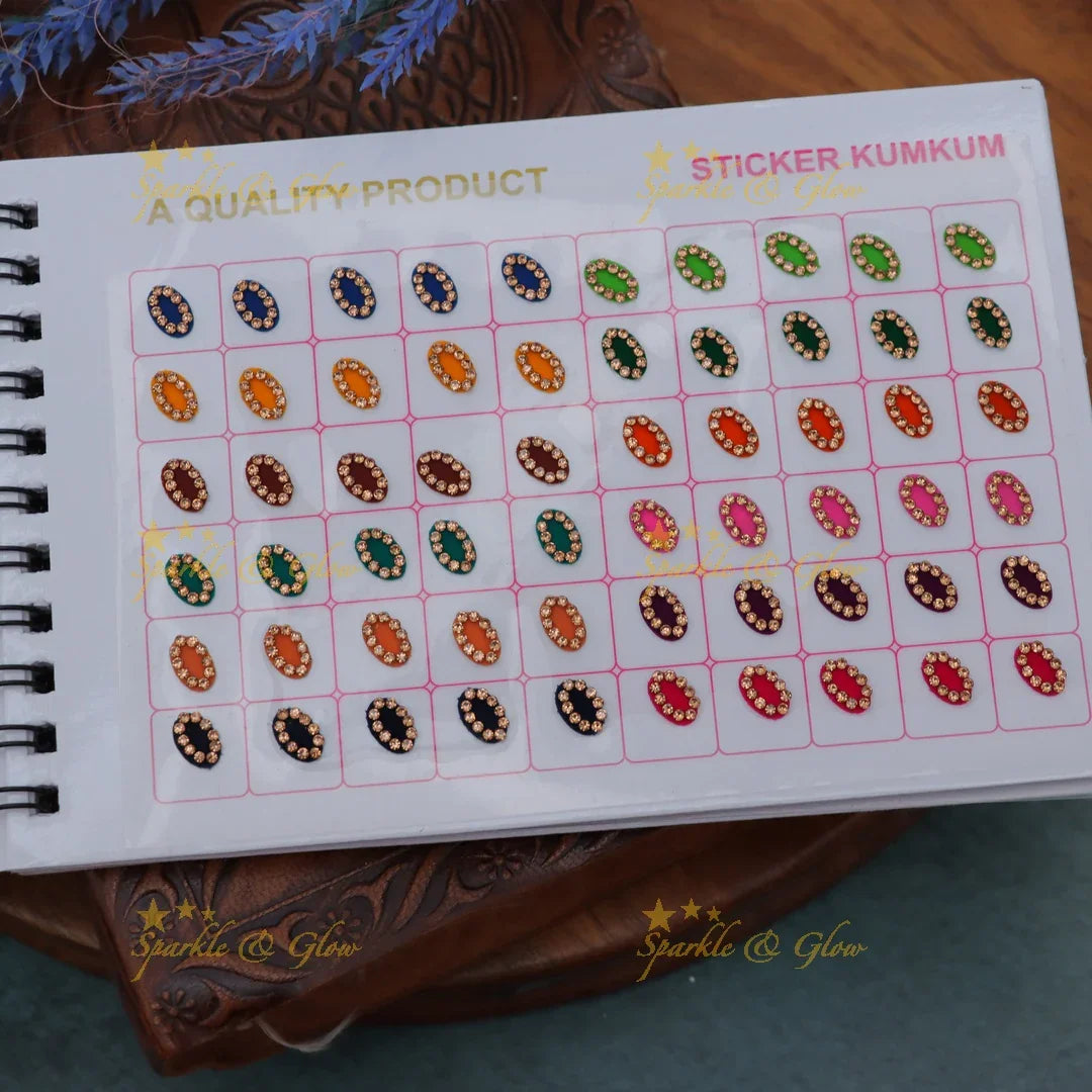 Navya Suhag Elegant Bindi Assortment - Large Book
