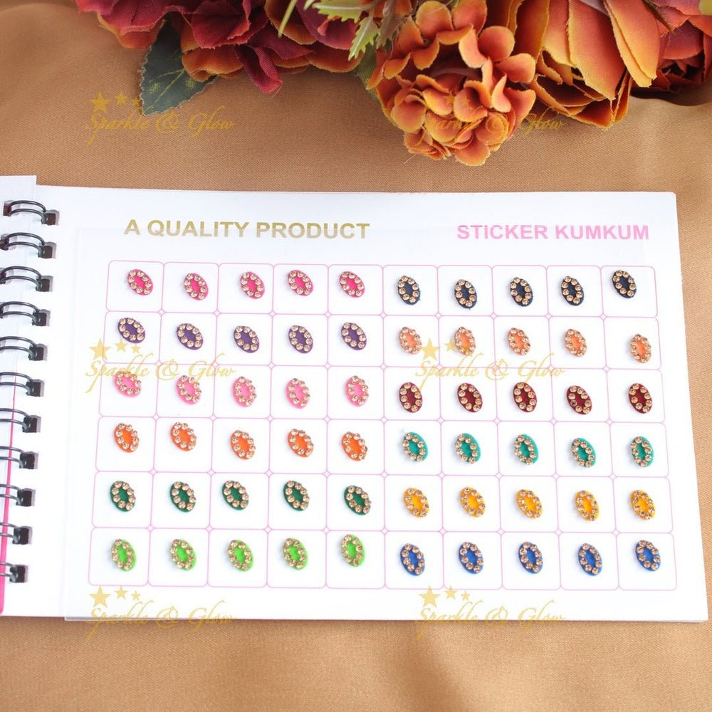 Navya Suhag beautiful colours and shapes bindi big book - Sparkle and Glow - 