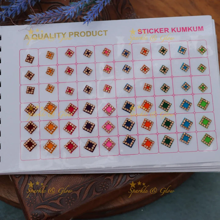 Navya Suhag Elegant Bindi Assortment - Large Book