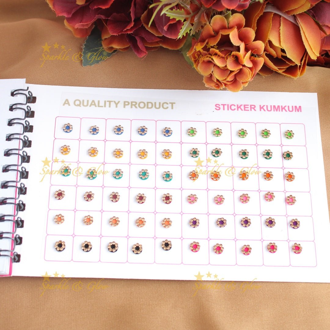 Navya Suhag beautiful colours and shapes bindi big book - Sparkle and Glow - 
