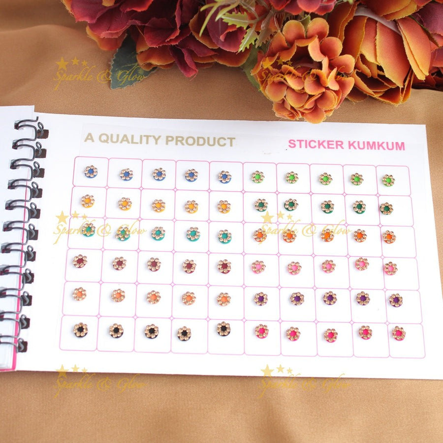 Navya Suhag beautiful colours and shapes bindi big book - Sparkle and Glow - 