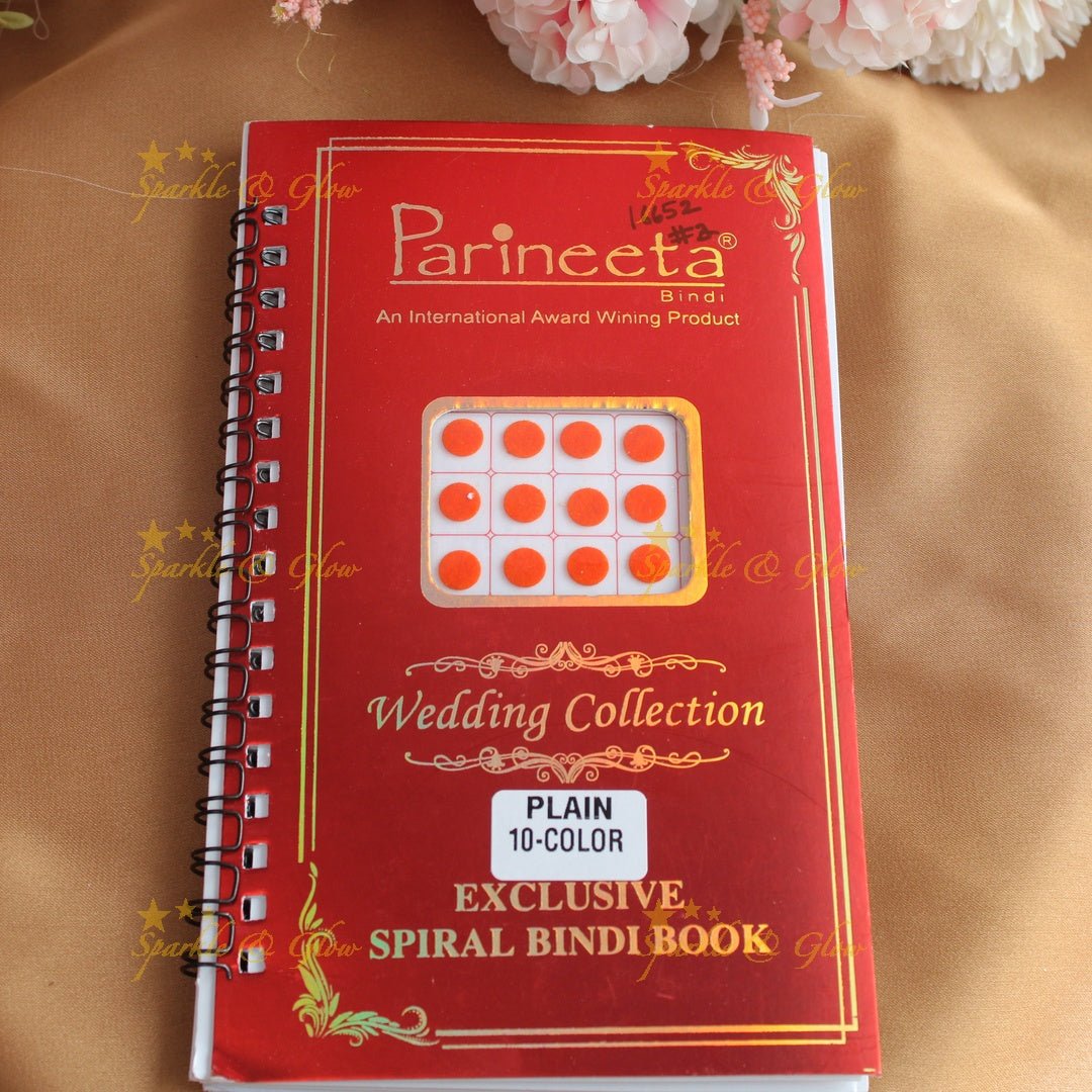 Navya Suhag multi colour plain bindi big book - Sparkle and Glow - 