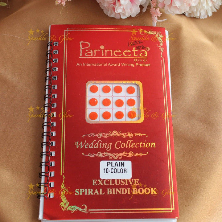 Navya Suhag multi colour plain bindi big book - Sparkle and Glow - 