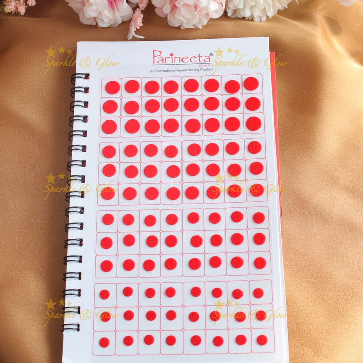 Navya Suhag multi colour plain bindi big book - Sparkle and Glow - 