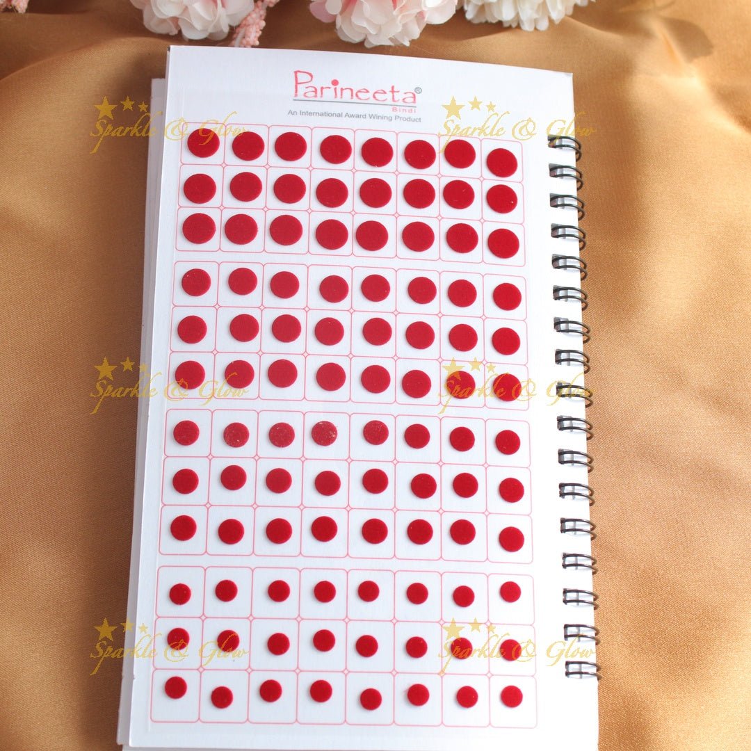 Navya Suhag multi colour plain bindi big book - Sparkle and Glow - 