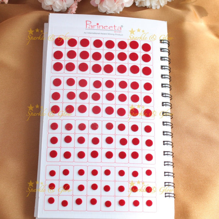 Navya Suhag multi colour plain bindi big book - Sparkle and Glow - 