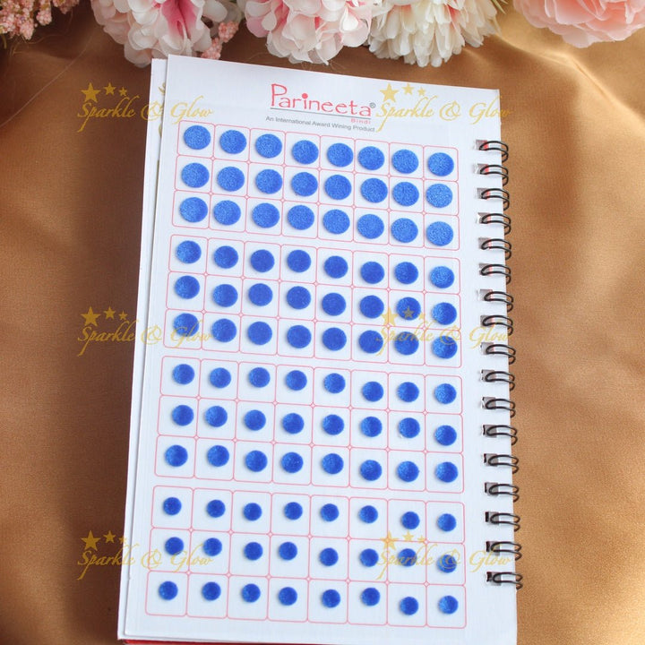 Navya Suhag multi colour plain bindi big book - Sparkle and Glow - 
