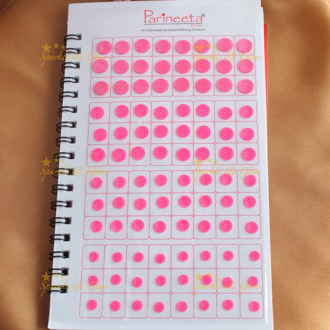 Navya Suhag multi colour plain bindi big book - Sparkle and Glow - 