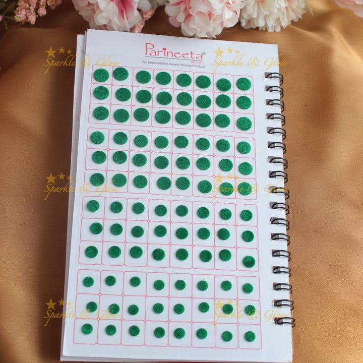Navya Suhag multi colour plain bindi big book