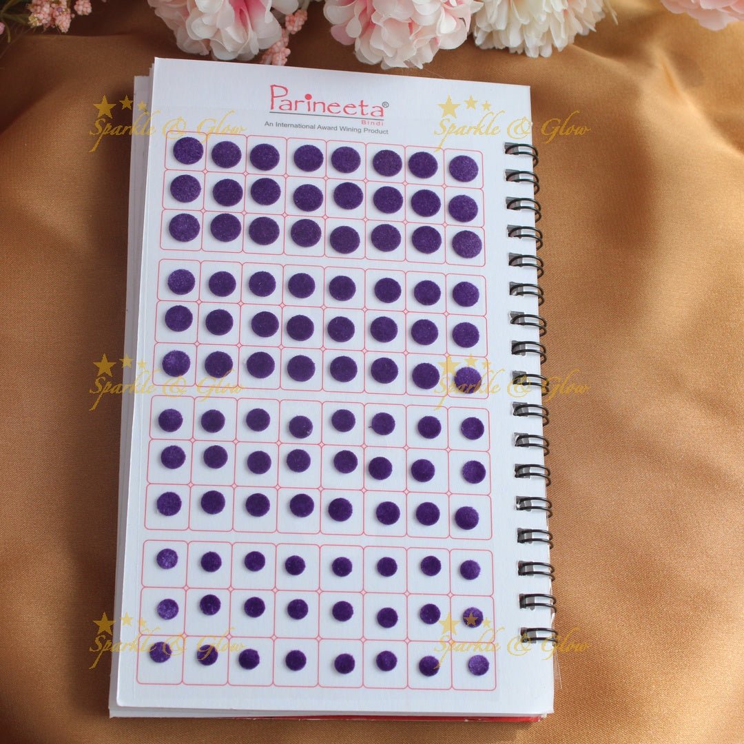 Navya Suhag multi colour plain bindi big book - Sparkle and Glow - 