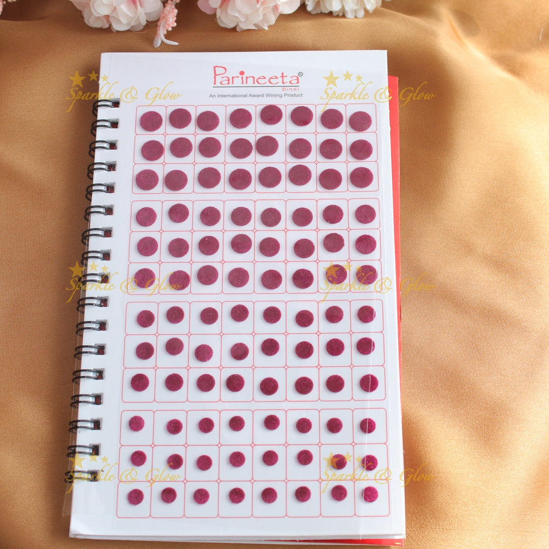 Navya Suhag multi colour plain bindi big book