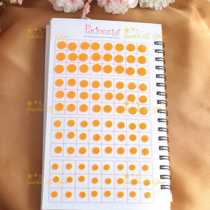 Navya Suhag multi colour plain bindi big book - Sparkle and Glow - 