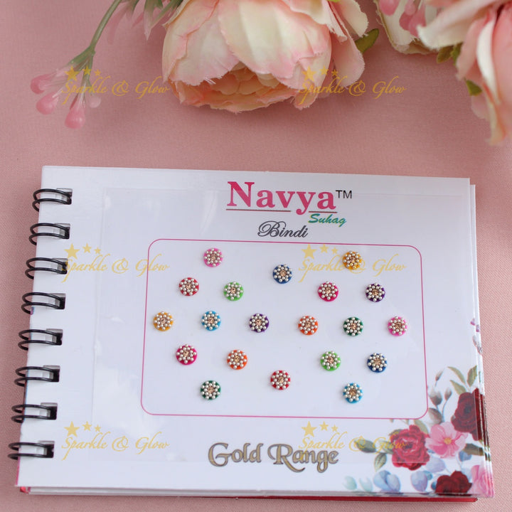 Navya Suhag elegant designs multi colours bindi small book