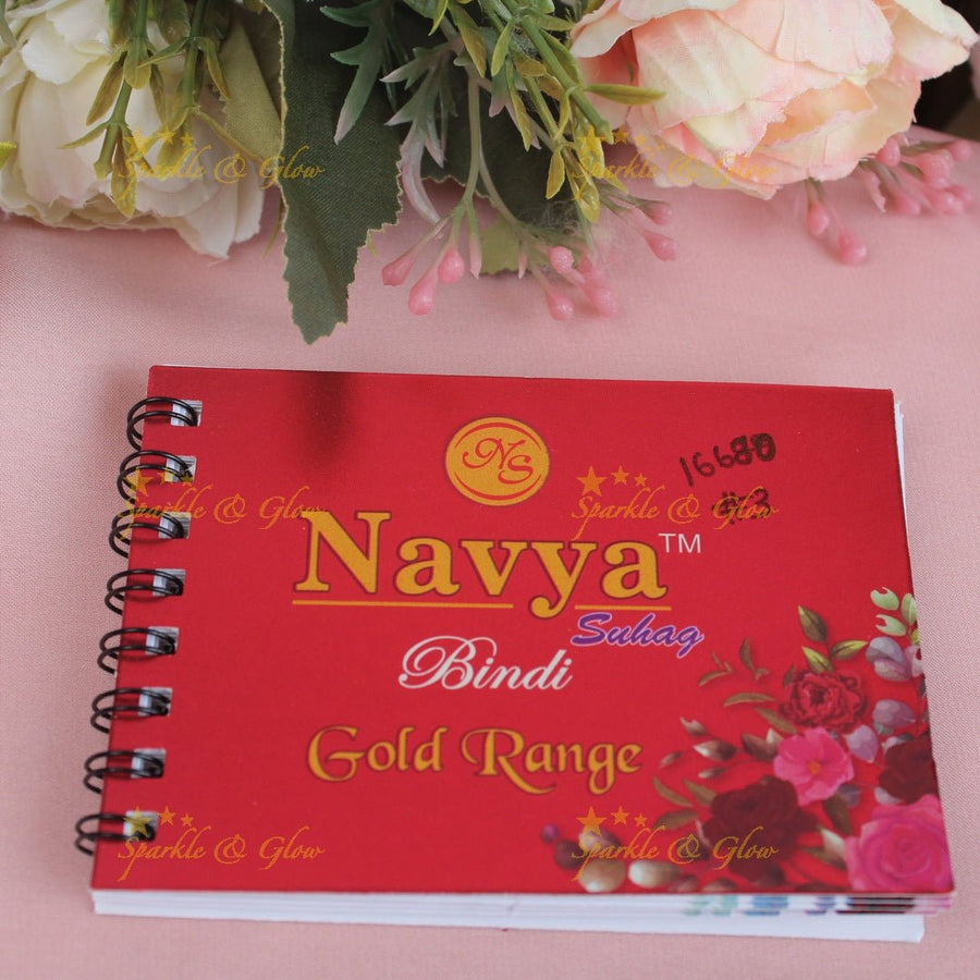 Navya Suhag stunning designs multi colours bindi small book - Sparkle and Glow - 