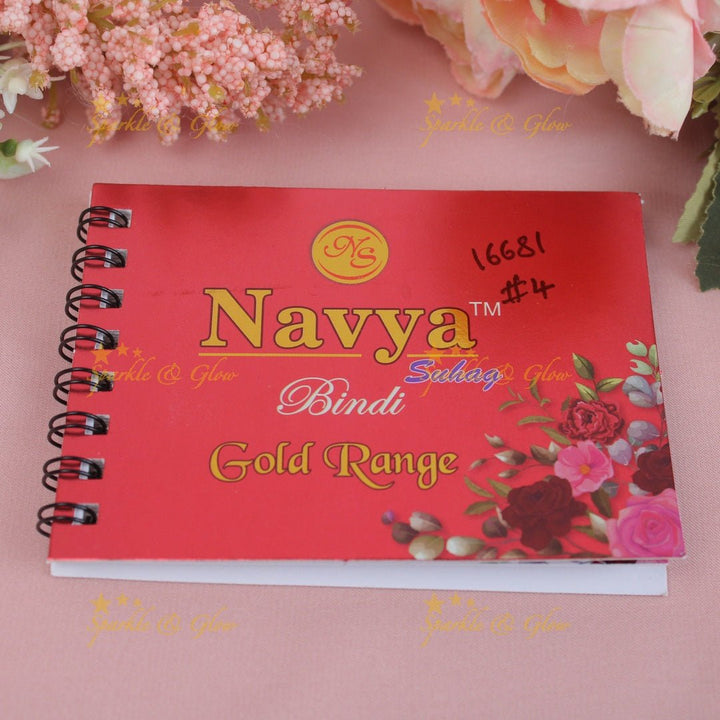 Navya Suhag stunning designs different shapes multi colours bindi small book - Sparkle and Glow - 