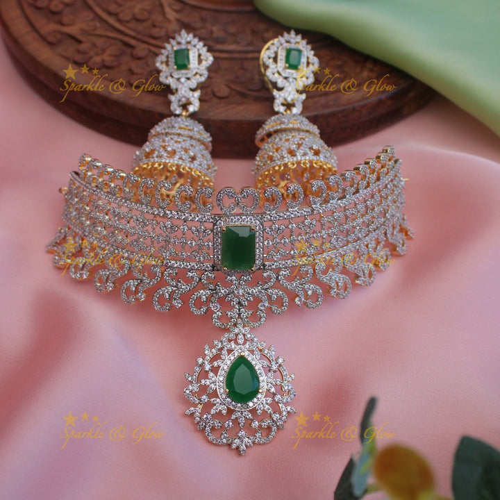 Stunning Diamond Replica Exquisite GJ polish Choker-Ruby