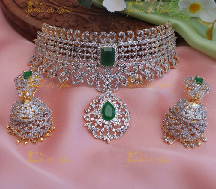Stunning Diamond Replica Exquisite GJ polish Choker-Ruby