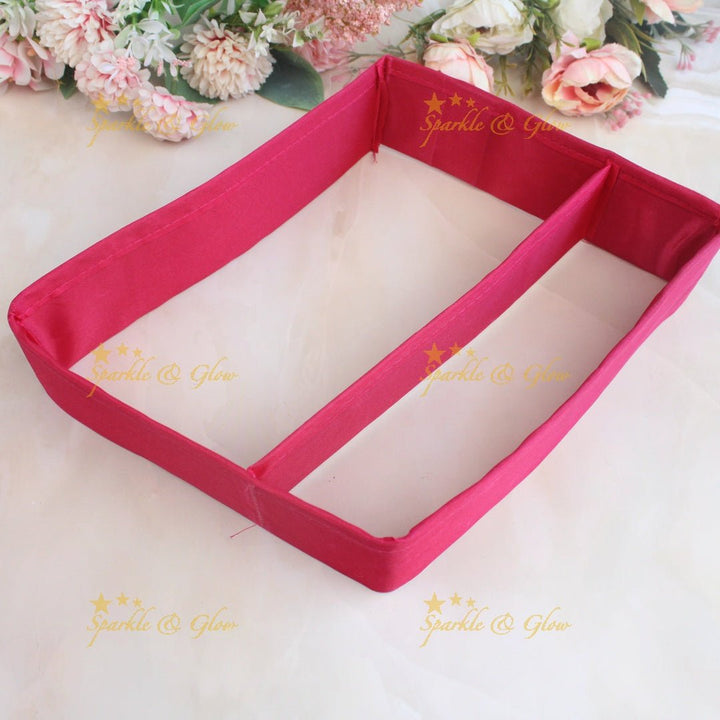 Beautiful embroidery design jewellery organiszer - Pink - Sparkle and Glow - Pink - 
