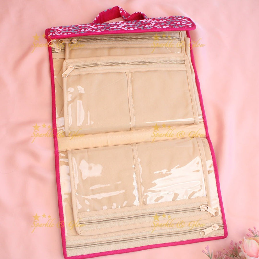Gorgeous printed jewellery organizer - Sparkle and Glow - 