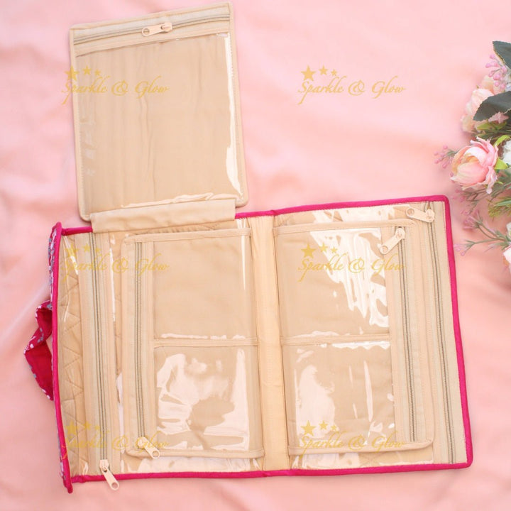 Gorgeous printed jewellery organizer - Sparkle and Glow - 