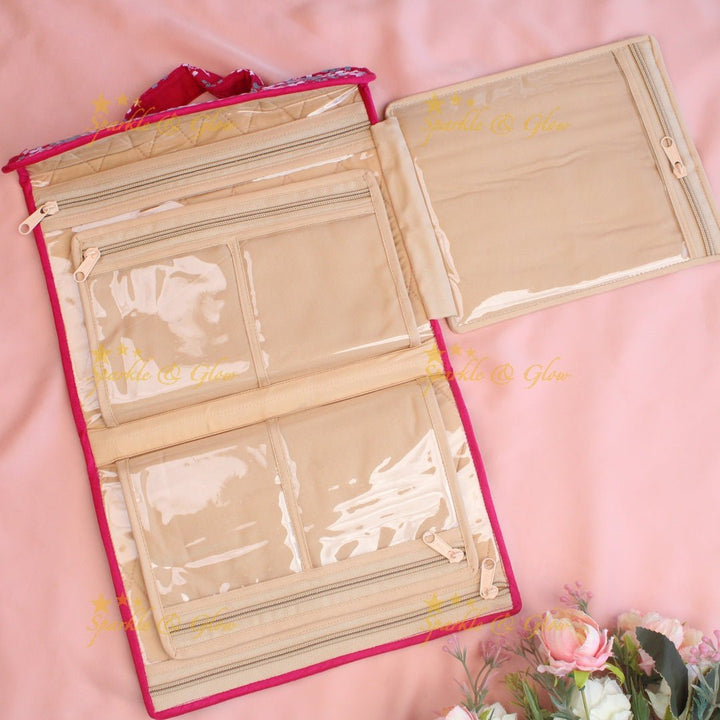 Gorgeous printed jewellery organizer - Sparkle and Glow - 