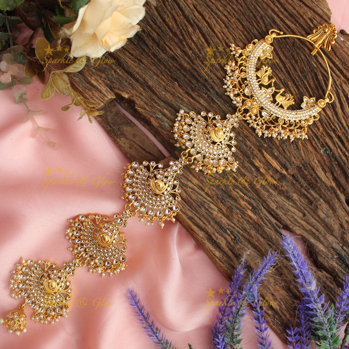 Exclusive floral peacock intricate design jadabilla