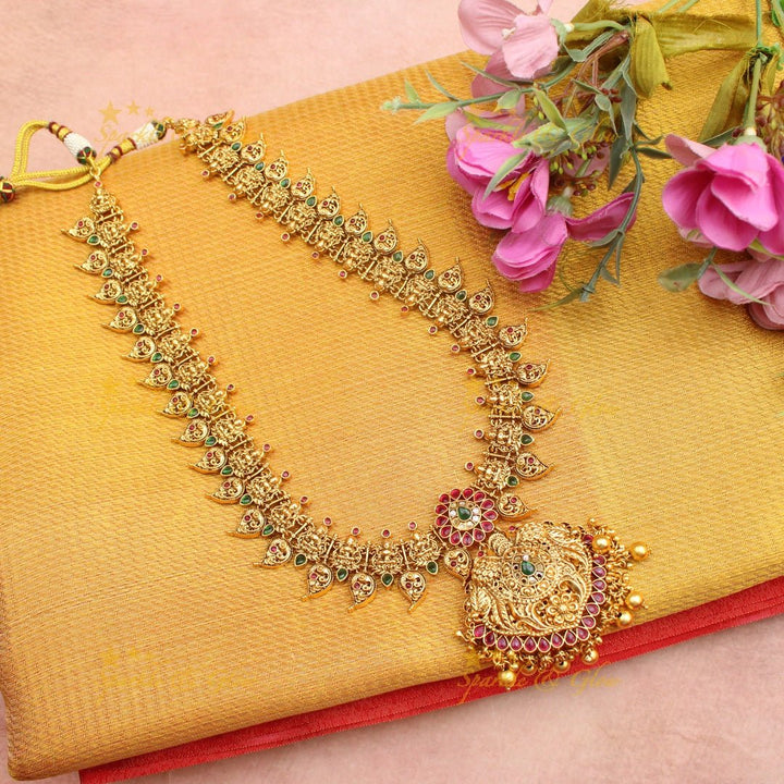 Mustard Yellow Kanjivaram Silk Saree with Red Zari Border & Temple Motifs - Sparkle and Glow - 