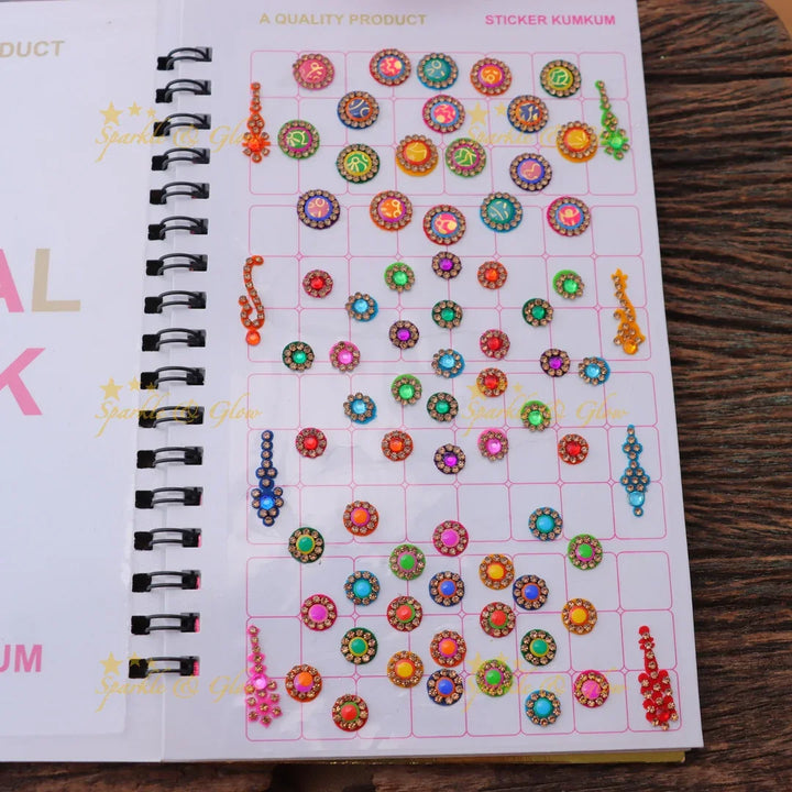 Navya Suhag Multicolor Bindi Book with Fancy Sticker Kumkum