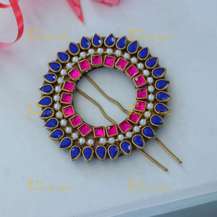 Luxurious Silk Waterdrop Hair Clip - Elegant Glamour