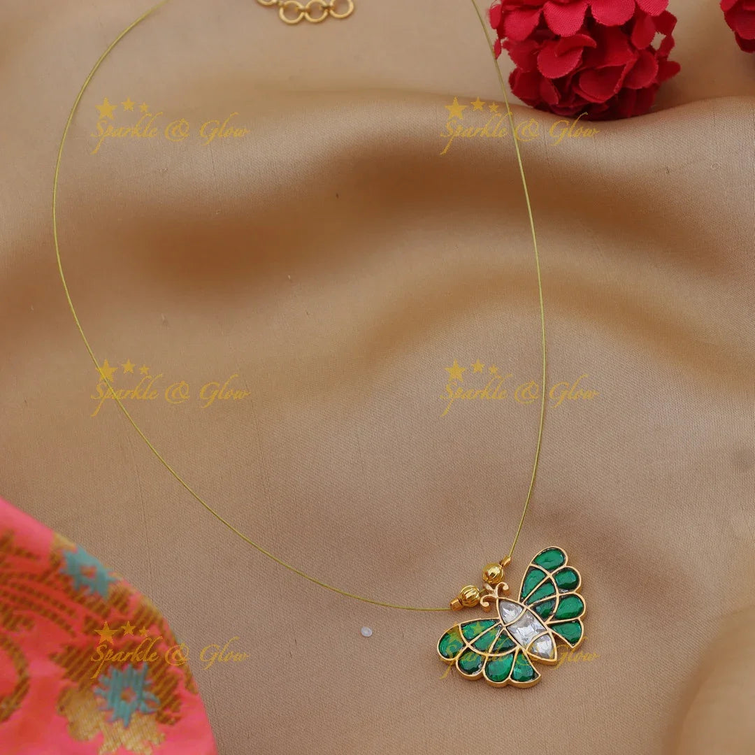 Elegant Butterfly Design Invisible Short Necklace