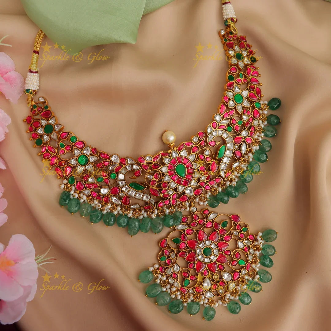 Exquisite Jadau Kundan Necklace for Weddings