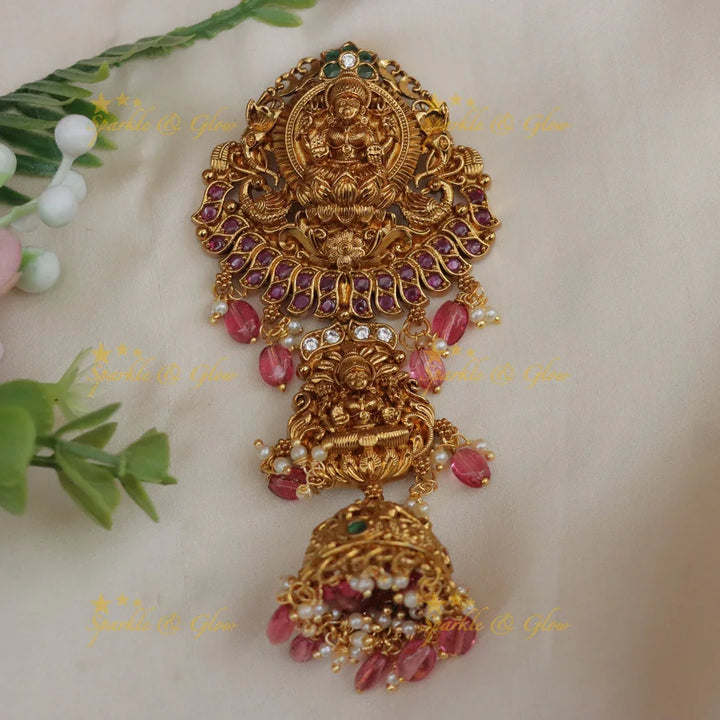 Radiant Lakshmi Hairpin – Perfect Bridal Accessory