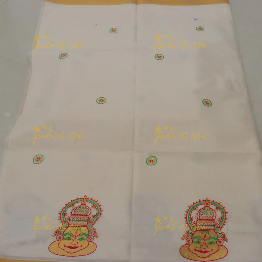 Exquisite Kathakali Saree - Tradition Meets Elegance