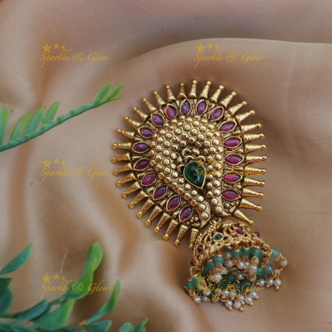 Exquisite Kemp Hair Clip - Ideal for Festive Glamour