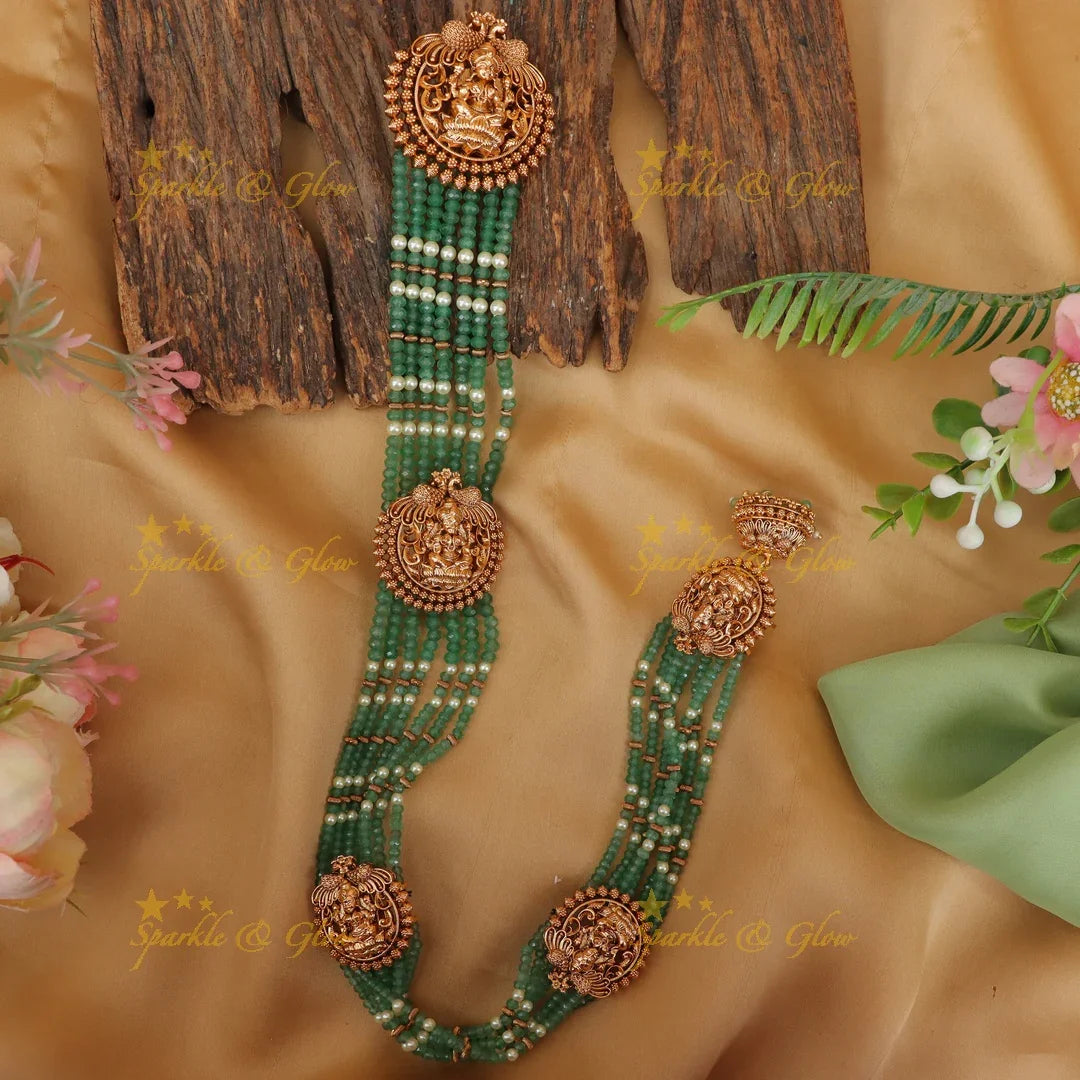 Grand Lakshmi Bridal Hairpiece with Premium Gold Finish