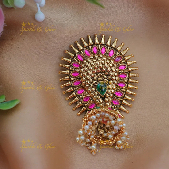 Exquisite Kemp Hair Clip - Ideal for Festive Glamour
