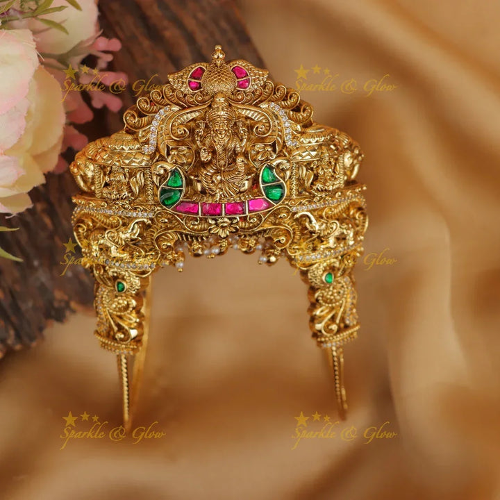 Luxurious Lakshmi Mango Vanki for Bridal Elegance