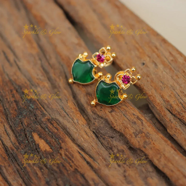 Kerala Palaka Necklace & Earrings Festive Set