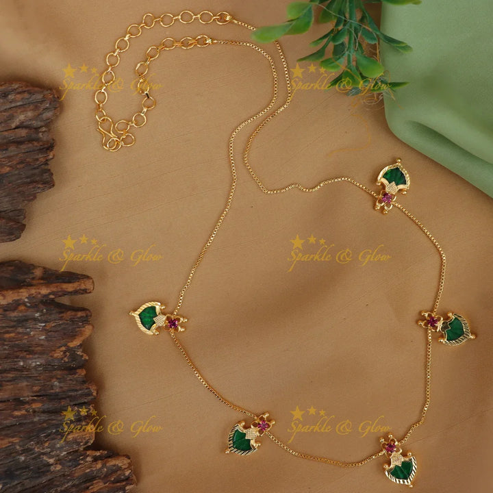 Kerala Palaka Necklace: Timeless Elegance for Weddings