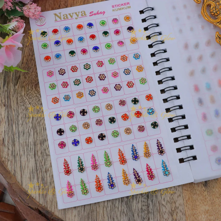 Multi-Color Navya Suhag Bindi Book for Elegant Festivities