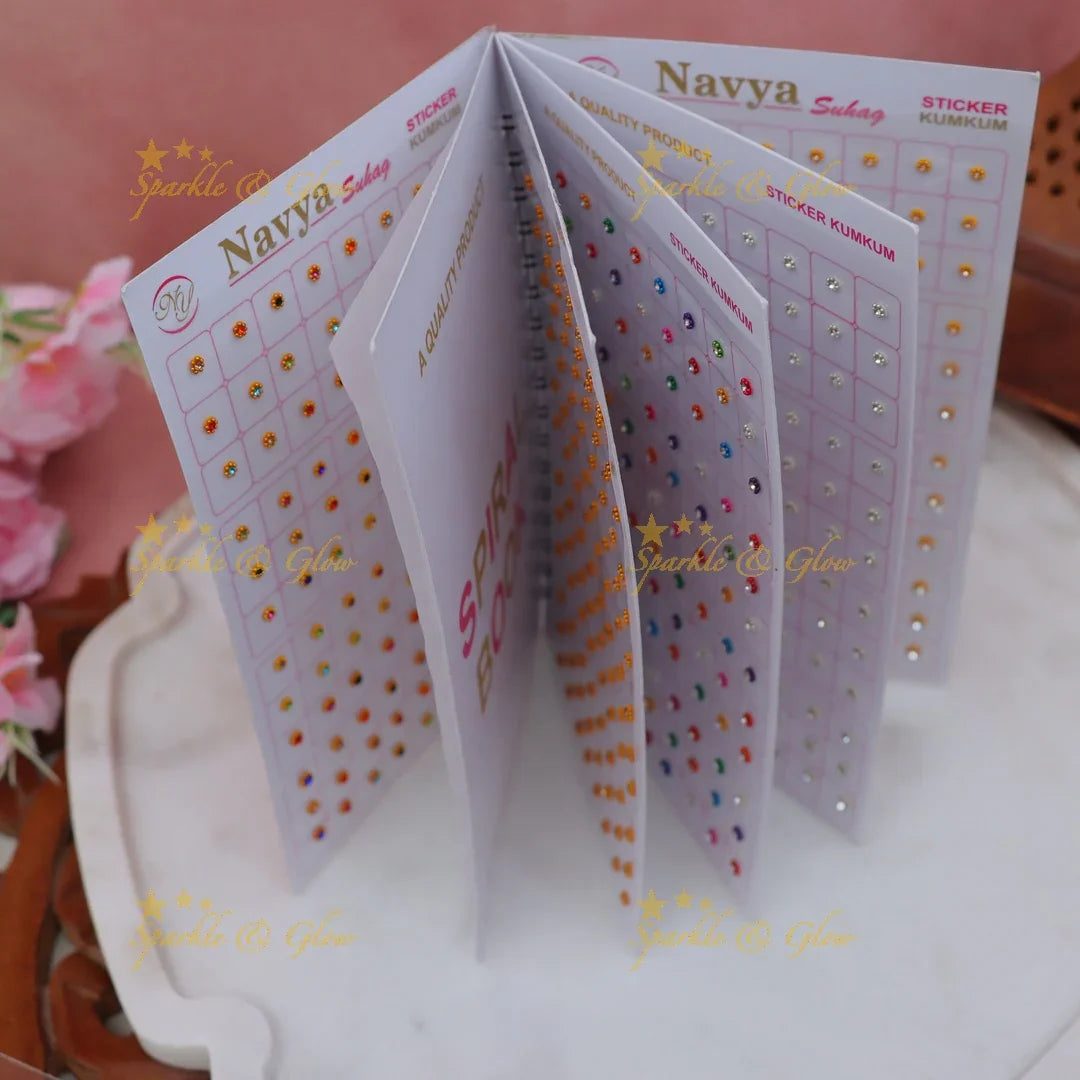 Multicolor Navya Suhag Bindi Book - Premium Collection