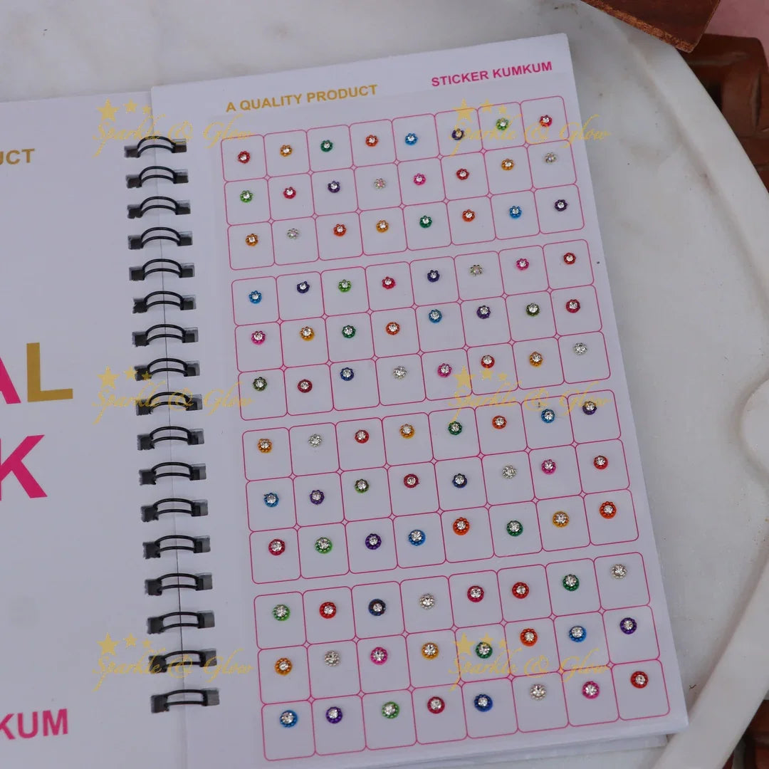 Multicolor Navya Suhag Bindi Book - Premium Collection