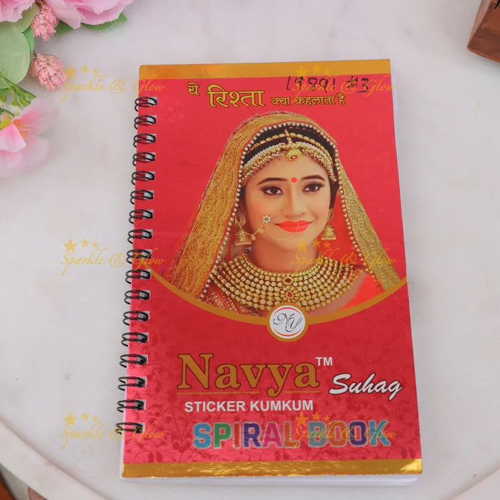 Multicolor Navya Suhag Bindi Book - Premium Collection